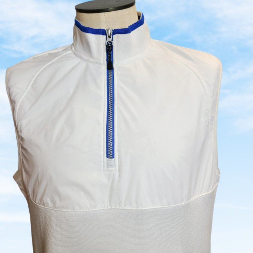 Robert Graham Stiles Quarter Zip Performance Vest - Size: M - Picture 2 of 14